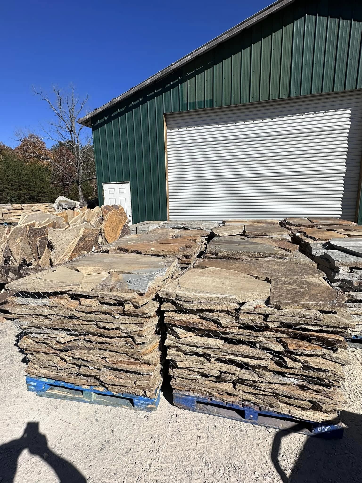 The Deer Creek Stone facility and yard in Graysville, Tennessee