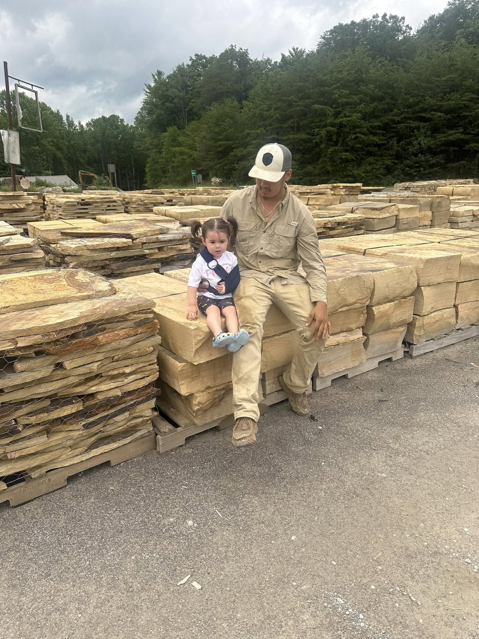 The family behind Deer Creek Stone, formerly Galvez Stone, at the Graysville quarry yard